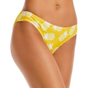 NWT AQUA‎ Women's Yellow Elastic Waist X Studio 189 Bikini Swimwear Bottom XS